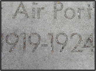 Etching into marble and concrete Sandblasting